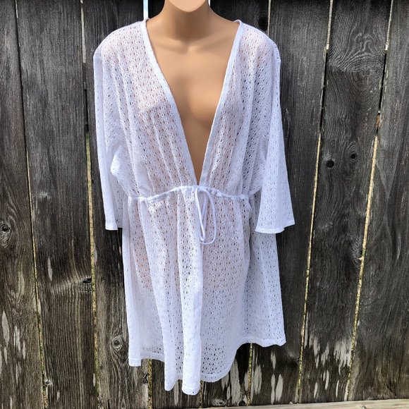 Catalina Other - Catalina Swimsuit Cover Up Beach Lace Robe LNC 3X